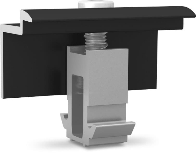 Picture of K2 | 2002610 | DomeClamp End Clamp 30-50 mm, black anodized