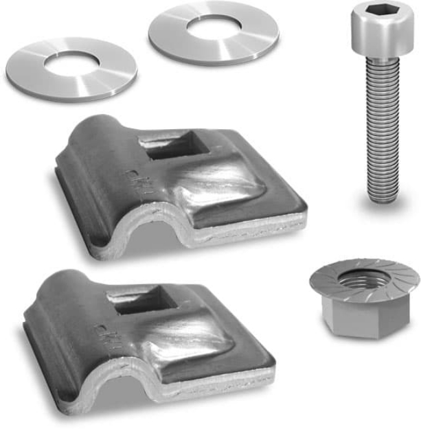 Picture of K2 | 2002474 | Lightning protection clamp Alu 8mm - Double Set