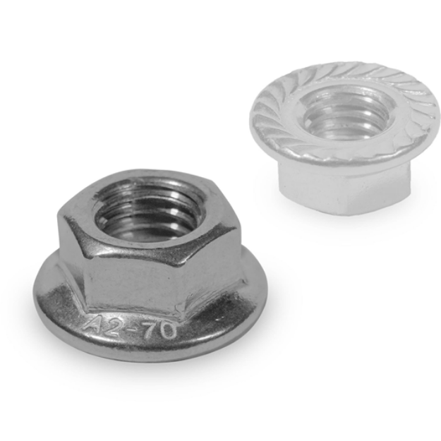 Picture of PG GROUP | Serrated Flange Nut M8 DIN6923 A2
